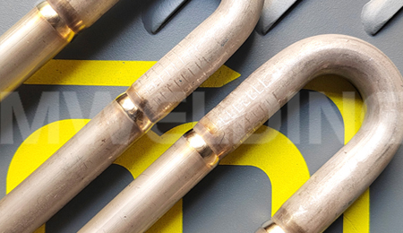 열교환기 U형 파이프 용접기 용접 과정 및 용접 샘플 전시